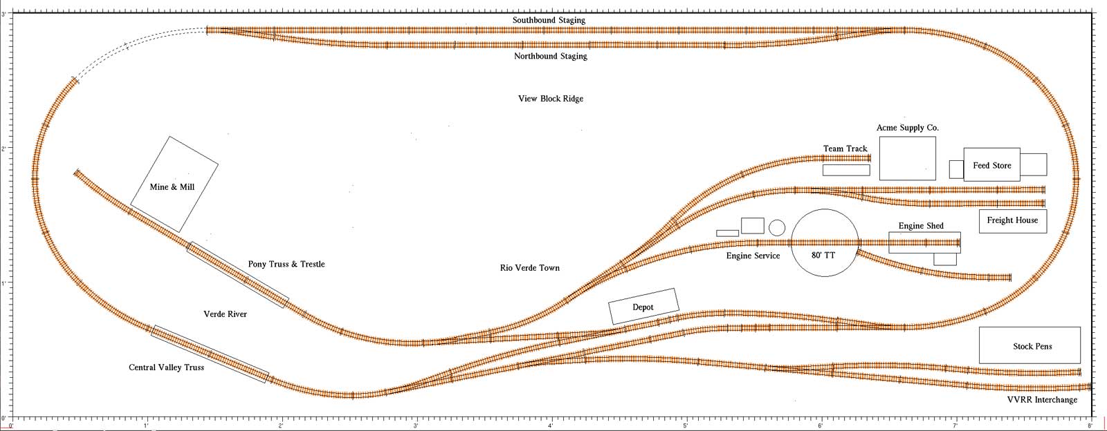 An N Scale Short Line in 3' x 8' TrainBoard.com - The Internet's 