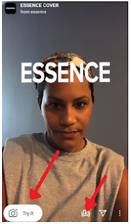 Essence challenge filter | Tantangan menjadi model majalah cover essence di instagram