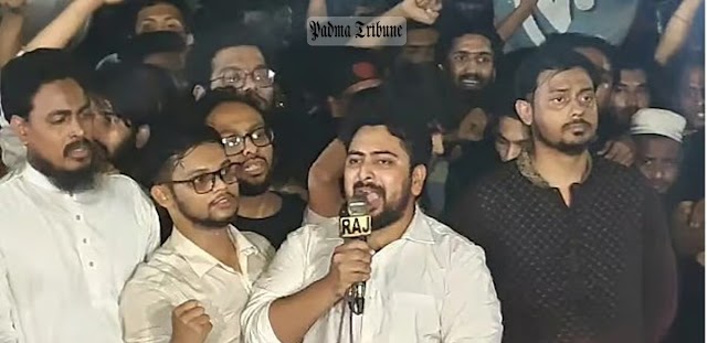 অন্তর্বর্তী সরকারের প্রথম দায়িত্ব ছিল আওয়ামী লীগকে নিষিদ্ধ করা: নাহিদ ইসলাম 