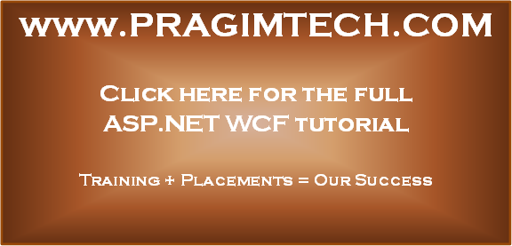 wcf tutorial