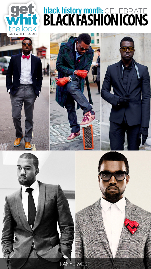 kanye west fashion icon. Black Fashion Icon: Kanye West
