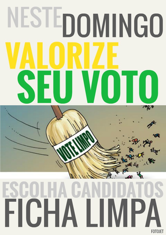 Vote Limpo, valorize seu voto