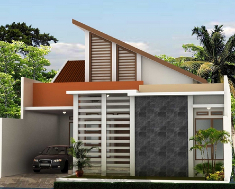 50 Contoh Model Atap  Rumah Minimalis  Modern Rumahku Unik