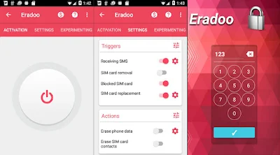 تطبيق Eradoo، مسح بيانات الهاتف المسروق، فرمتة الجهاز عن طريق الايميل، مسح بيانات الاندرويد عن بعد، طريقة تعطيل الجوال المسروق، مسح البيانات نهائيا من الاندرويد، ارسال فيروس مدمر للجوال، طريقة قفل الجوال المسروق سامسونج، تعطيل جوال سامسونج مسروق