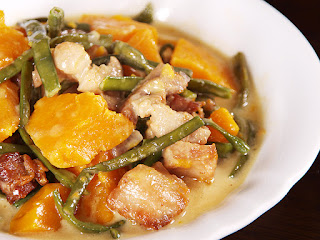 sauteed squash and string beans