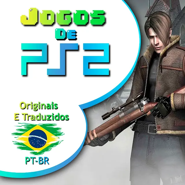 Capa para a pagina que indica que a pagina contém vario jogos de ps2 para download!