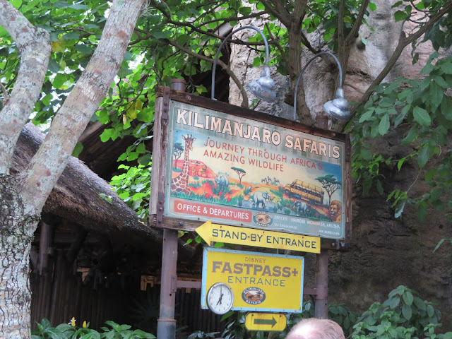 Kilimanjaro Safari Entrance Sign Disney's Animal Kingdom Disney World