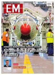 EM Efficient Manufacturing - August 2015 | TRUE PDF | Mensile | Professionisti | Tecnologia | Industria | Meccanica | Automazione
The monthly EM Efficient Manufacturing offers a threedimensional perspective on Technology, Market & Management aspects of Efficient Manufacturing, covering machine tools, cutting tools, automotive & other discrete manufacturing.
EM Efficient Manufacturing keeps its readers up-to-date with the latest industry developments and technological advances, helping them ensure efficient manufacturing practices leading to success not only on the shop-floor, but also in the market, so as to stand out with the required competitiveness and the right business approach in the rapidly evolving world of manufacturing.
EM Efficient Manufacturing comprehensive coverage spans both verticals and horizontals. From elaborate factory integration systems and CNC machines to the tiniest tools & inserts, EM Efficient Manufacturing is always at the forefront of technology, and serves to inform and educate its discerning audience of developments in various areas of manufacturing.