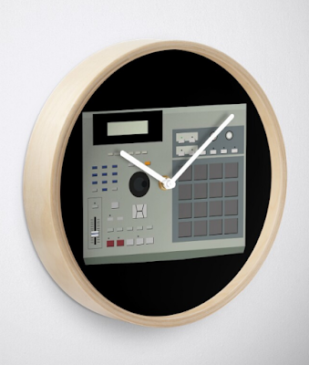 MPC 2000 XL Wall Clock by Steve Traxx