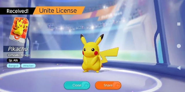 Pokemon karakter di Game Pokemon Unite