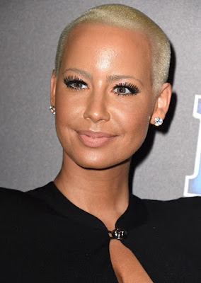Amber Rose Covers Up Figure In All Black After WorkOut In StudioCity