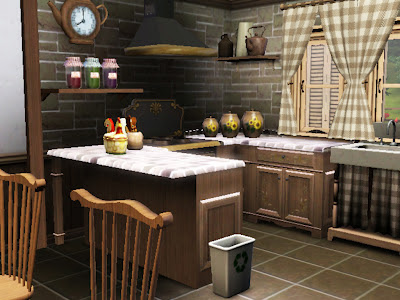 kitchen old country sims 3