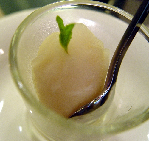 Cognac Tamarind Sorbet