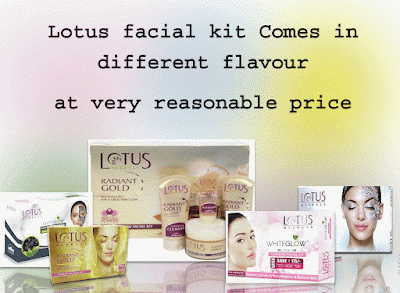 Lotus facial kit Comes in different flavour  at very reasonable price