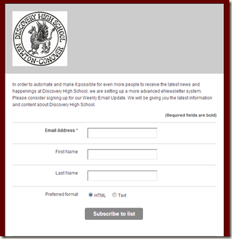 signupformforenewsletter
