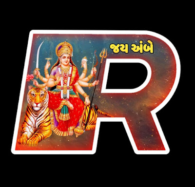 Navratri Status Images Alphabet R