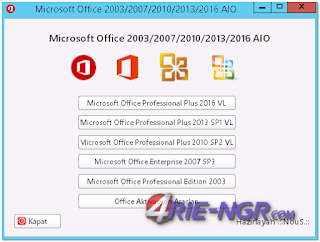 Microsoft Office 2003-2007-2010-2013-2016 AIO Full