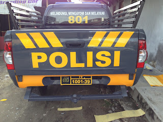 Cutting Sticker Mobil Dinas Polisi di Pekanbaru