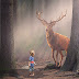 Deer In Forest Photoshop Manipulation