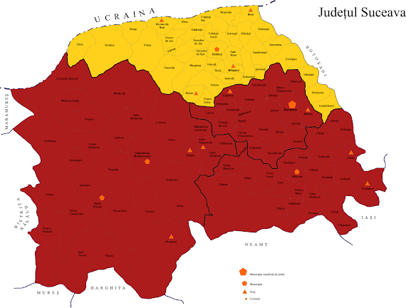 Harta candidatilor USL la Senat în judeţul Suceava