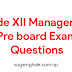 Grade 12 Management Pre board Exam Questions - 2080