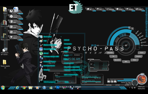 PsychoPass Windows 8 Skins