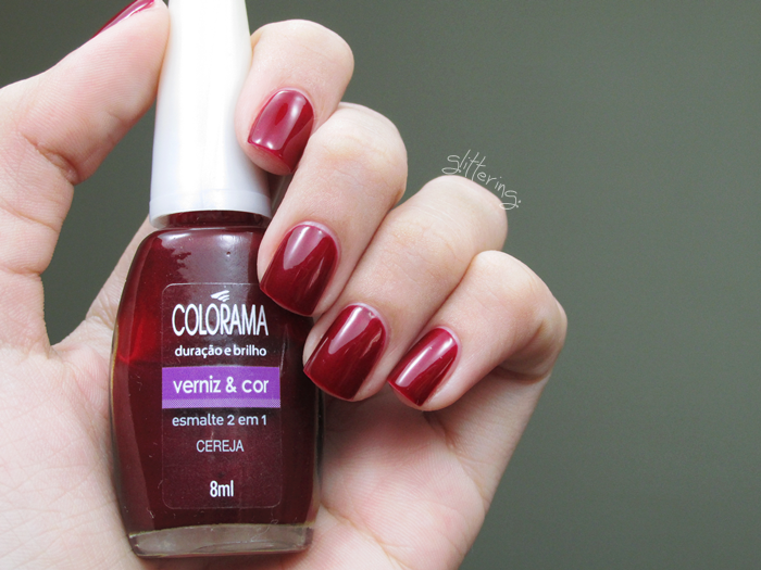 Esmalte Cereja da Colorama