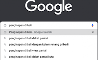 Search Box atau Kotak Pencarian Google