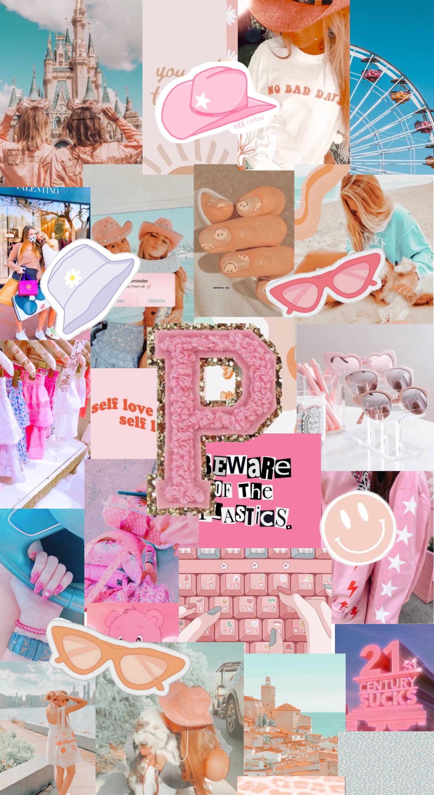 Download Pink Preppy Fashion Collage Wallpaper  Wallpaperscom