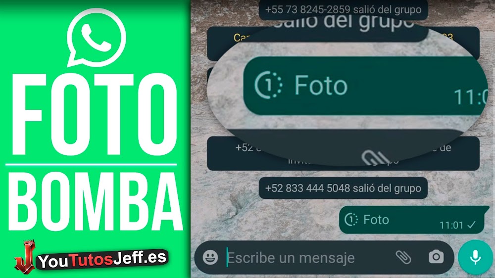 Fotos Bomba Whatsapp | Enviar Fotos que se AUTODESTRUYEN