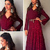 Deepika looks fiery hot in her red couture.