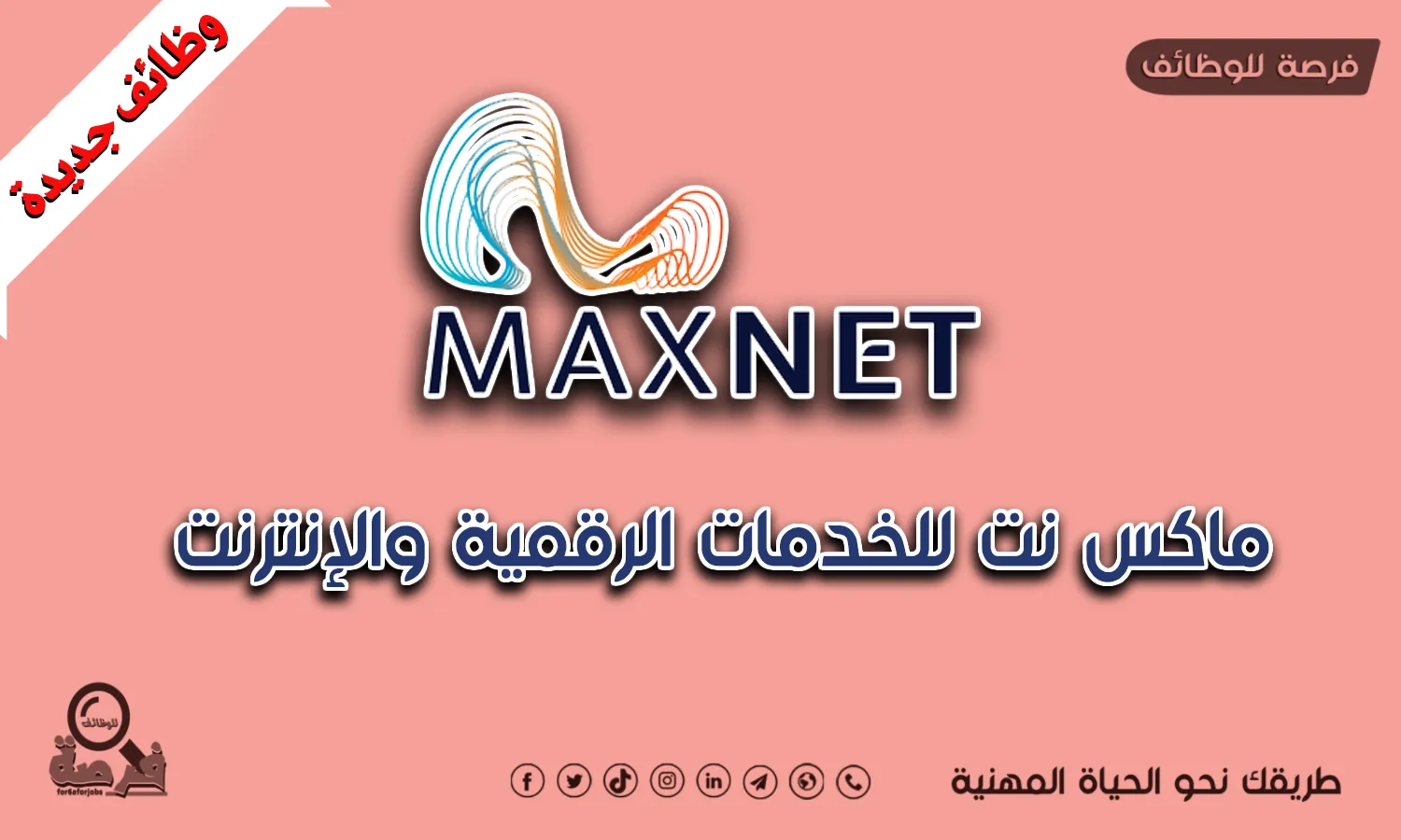 مدير أول  الحساب رئيسي (مبيعات) Senior Key Account Manager (Sales) | MAXNET الخدمات الرقمية والإنترنت 