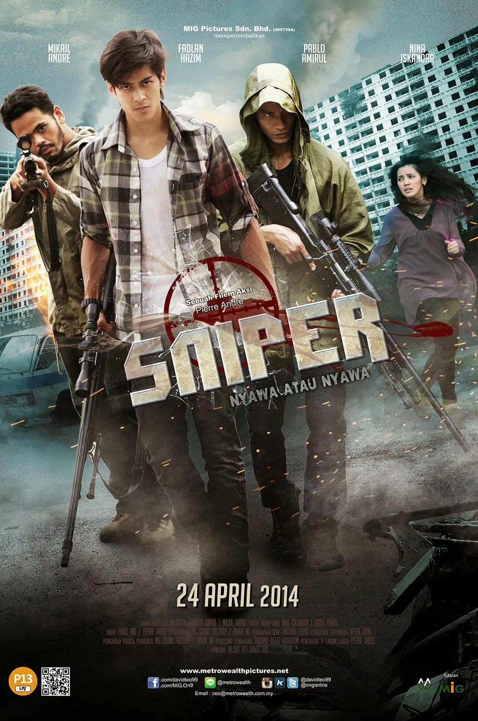 Filem Sniper  2014 Official Trailer Nurfatin Atikah 