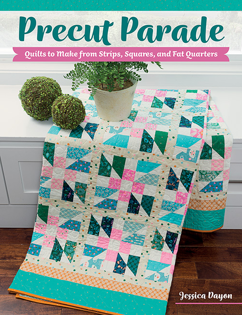 Free Half Square Triangle Star Baby Quilt Pattern - fat quarter friendly!