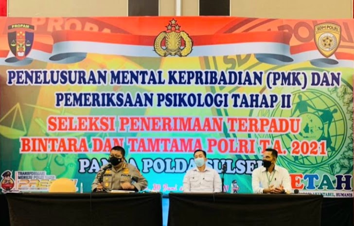 Kabid Propam Polda Sulsel,  Tekankan Casis Bintara Harus Tetap Patuhi Protokol Kesehatan Covid-19