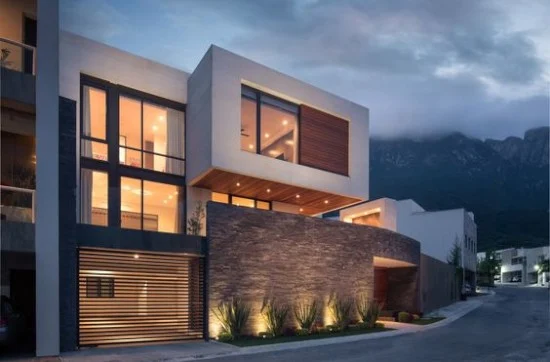 rumah modern minimalis dengan atap cor flat