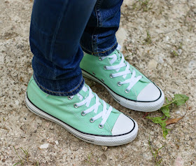 Mint converse shoes, Fashion and Cookies, fashion blogger