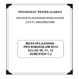 RPP PKN Kurikulum 2013 Kelas 10, 11, 12 (Revisi)