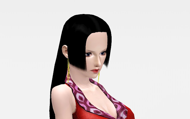 My Sims 3 Blog: Boa Hancock Hairstyle N1 by Buhudain