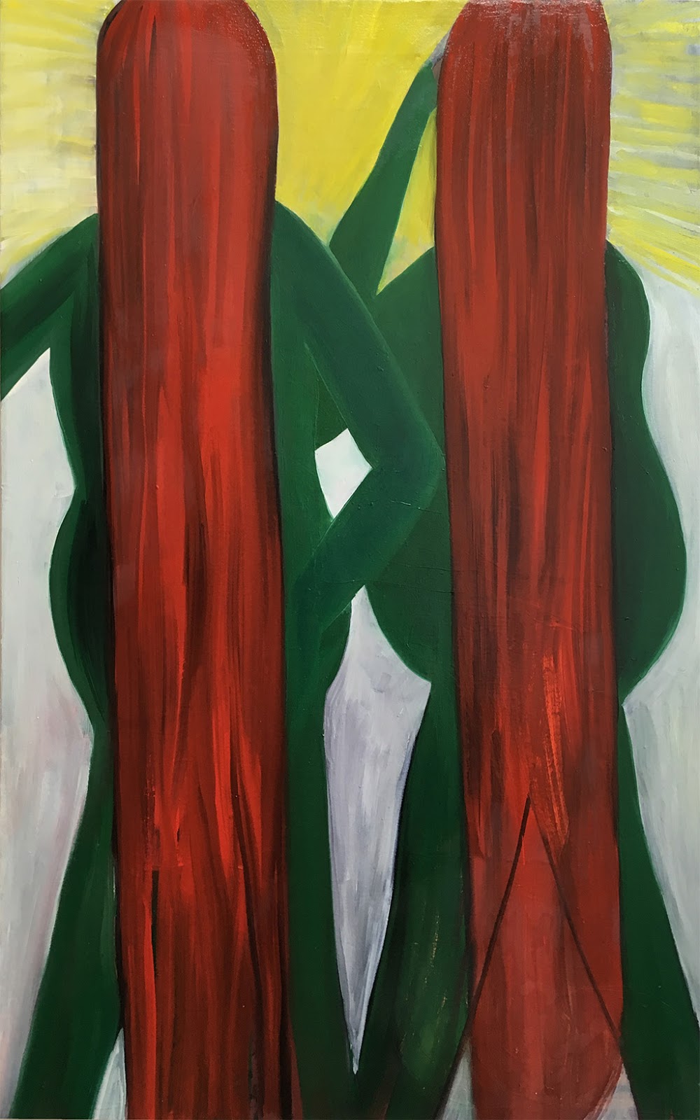 Two Figures (II), 2018 by Gav Toye