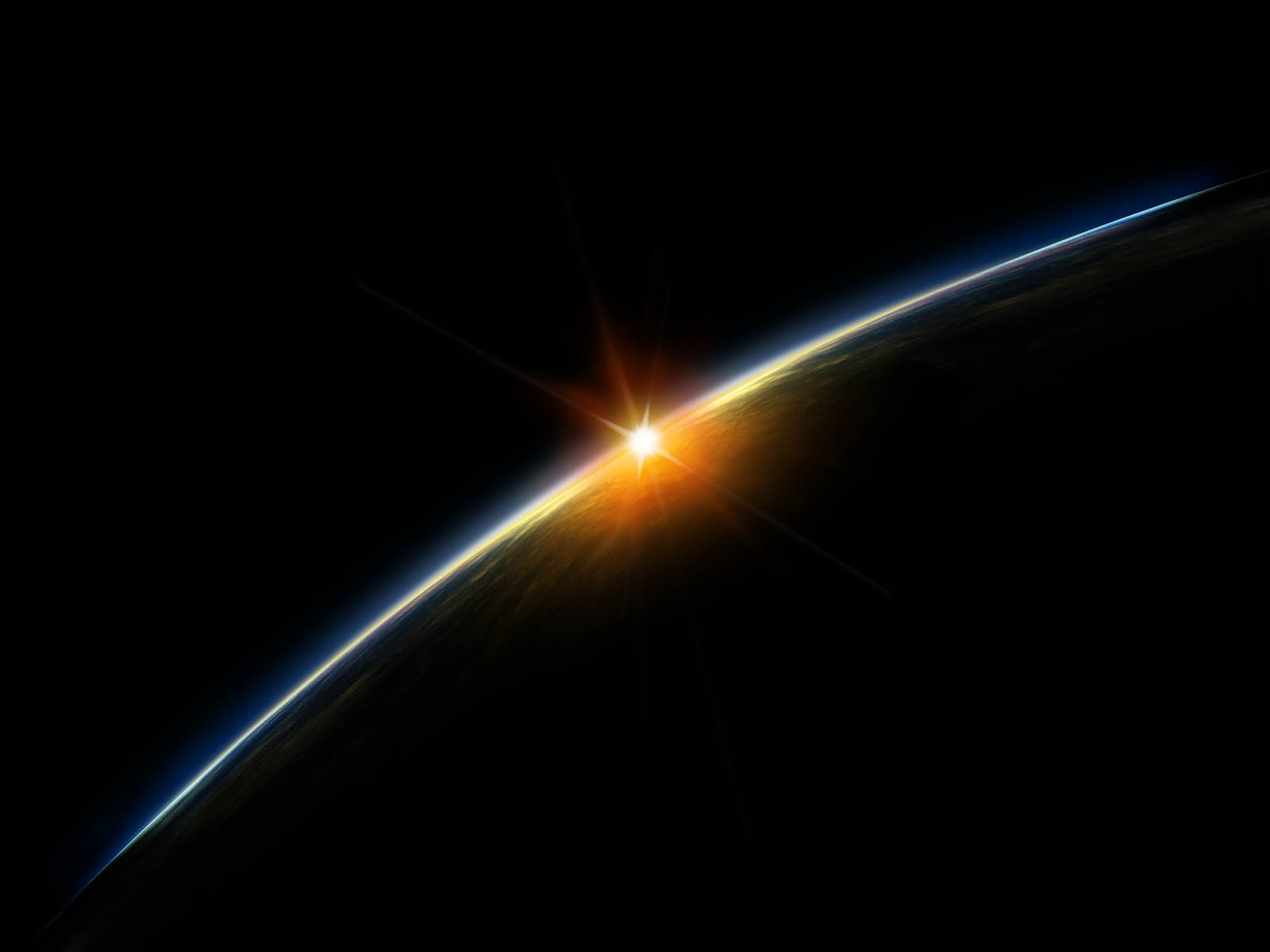  wallpapers Sunrise In Space