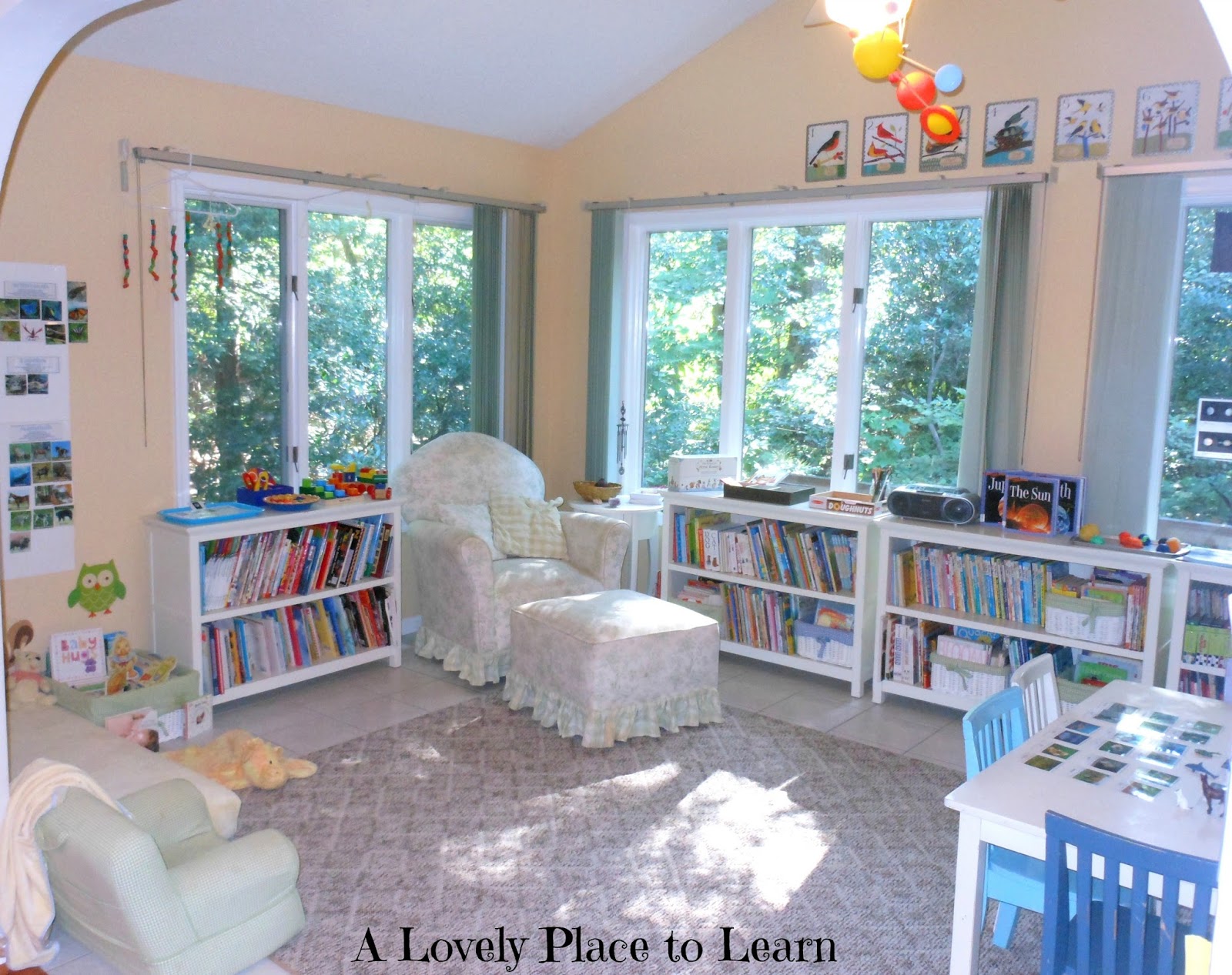 Natural Beach Living: Our Homeschool Room for 2013-