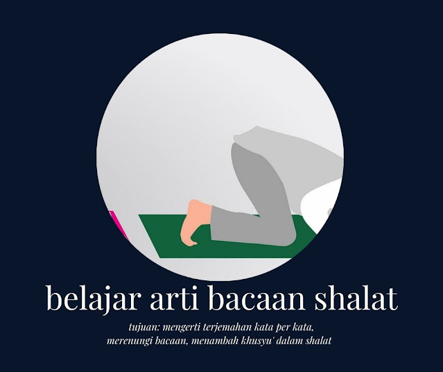 belajar mengetahui arti kata per kata bacaan shalat