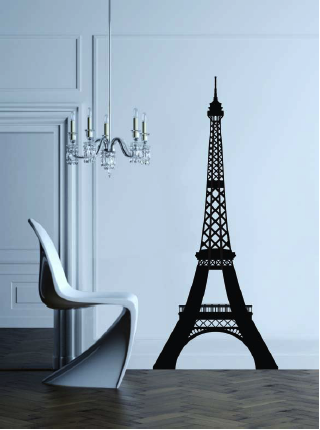 Paris Wall Stickers on Business Chicks And Interiorinstyle S Eiffel Tower Wall Sticker