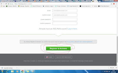 register and activate avg retail