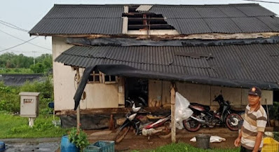 Puluhan Rumah Petambak Dipasena Rusak Diterjang Angin