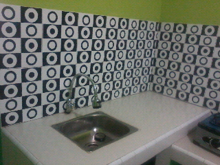  Dapur keramik hitam bulat Home Design
