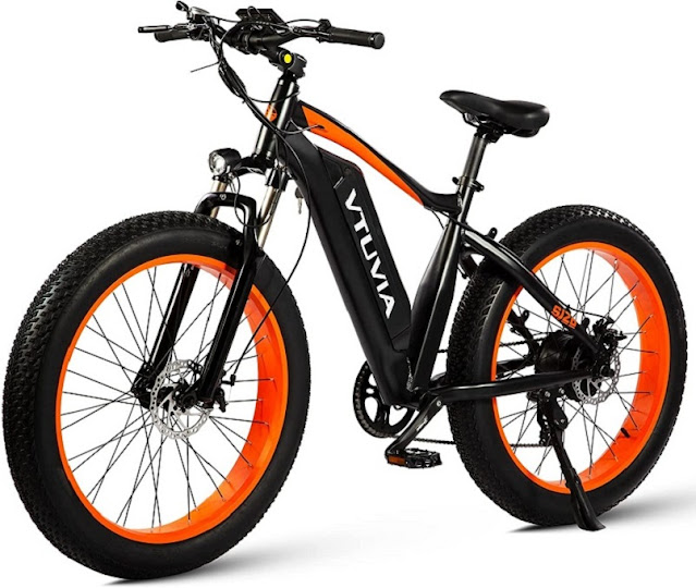 Vtuvia Fat Tire Mountain EBikes Mountain-Bikes