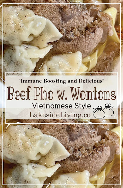 Vietnamese Beef Pho with Wonton Recipe