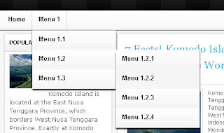 Membuat Menu Horizontal Blogspot